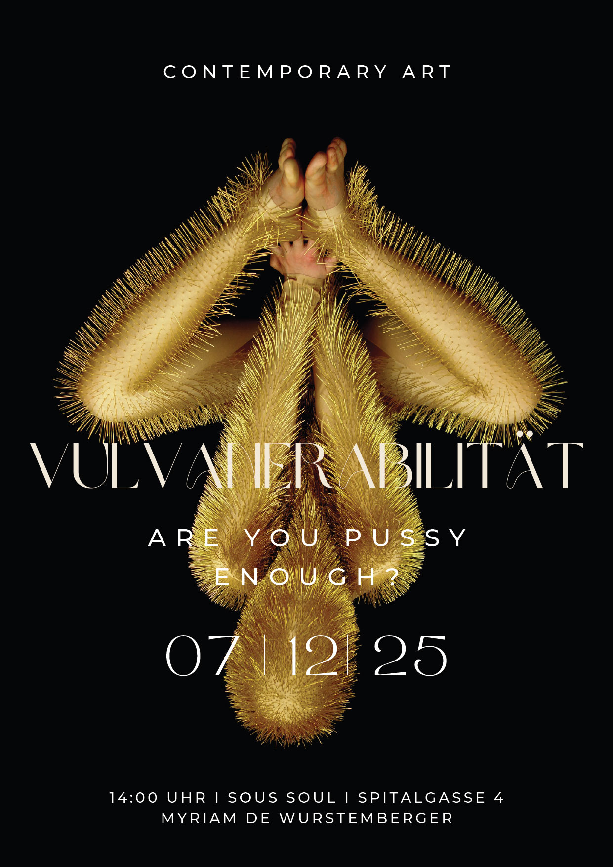 Myriam de Wurstemberger «Vulvanerabilität – ARE YOU PUSSY ENOUGH?»
